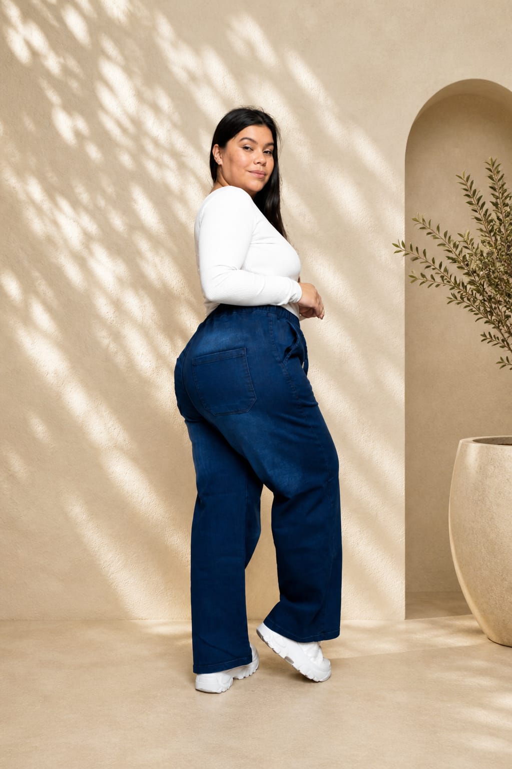 Jeans AZUL ELASTIZADO 48 AL 60