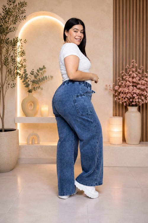 Jeans CARGO ELASTIZADO 48 AL 60
