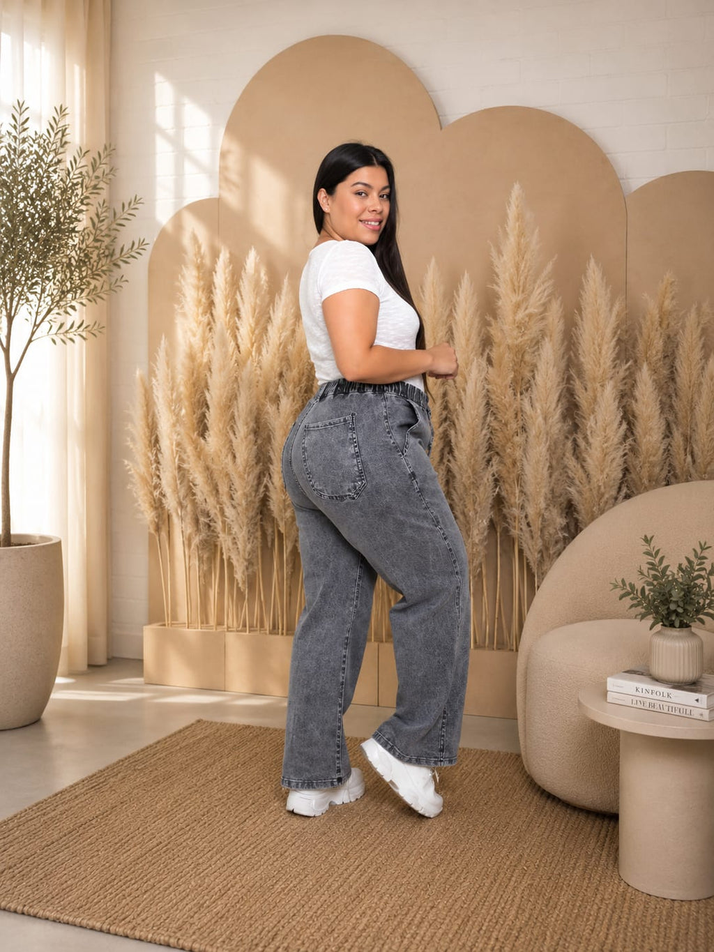 Jeans GRIS NEVADO ELASTIZADO