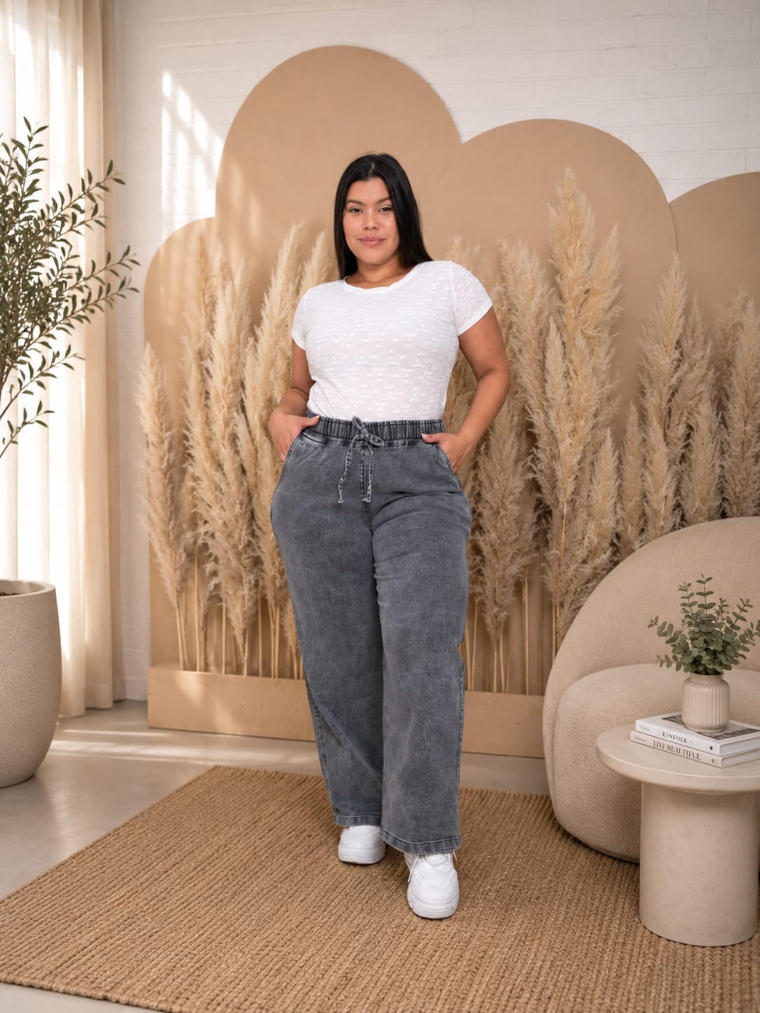 Jeans GRIS NEVADO ELASTIZADO